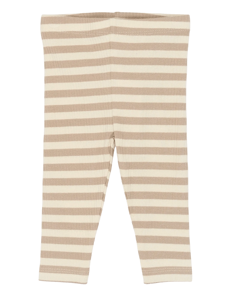 The New - TNSBFro Rib Leggings - leggings - humus striped - 1