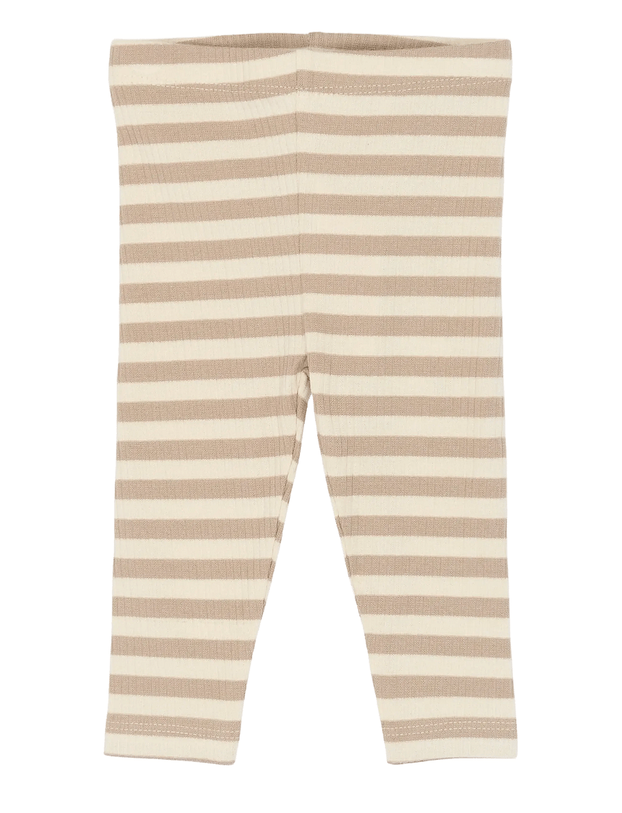 The New - TNSBFro Rib Leggings - leggings - humus striped - 1