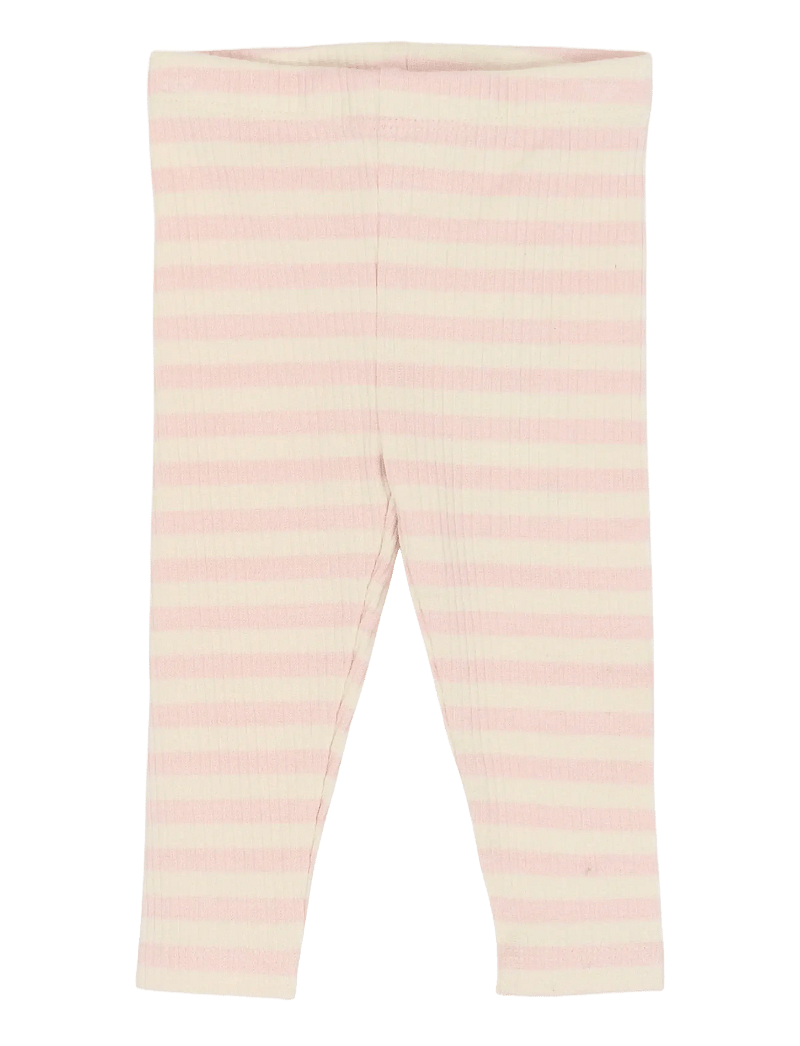 The New - TNSBFro Rib Leggings - leggings - peach whip striped - 1