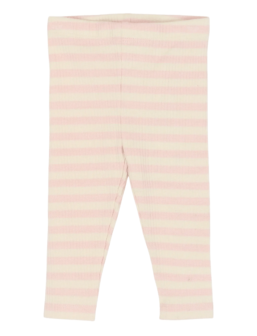 The New - TNSBFro Rib Leggings - leggings - peach whip striped - 1