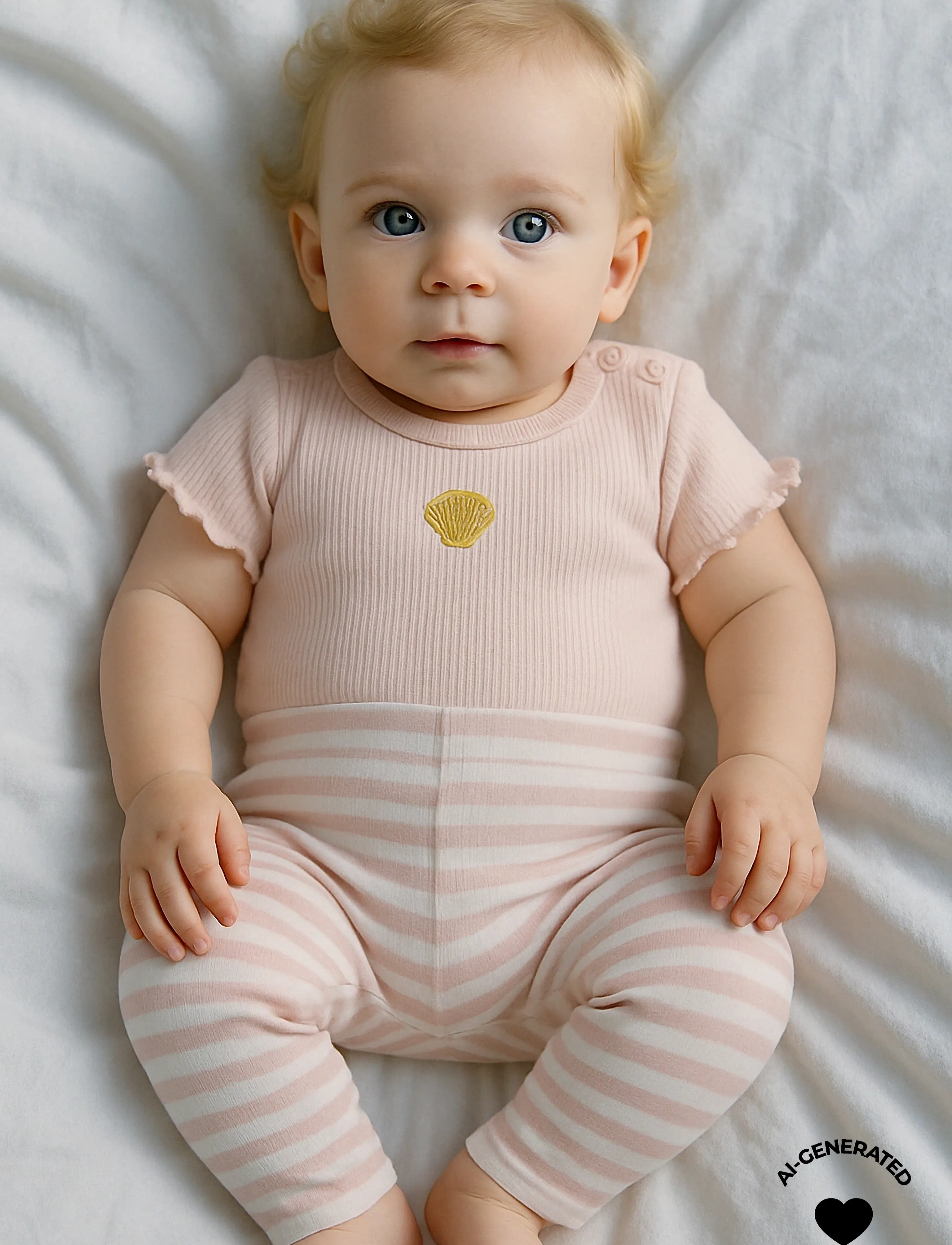 The New TNSBFro Rib Leggings - Leggings - PEACH WHIP STRIPED / pink/rose