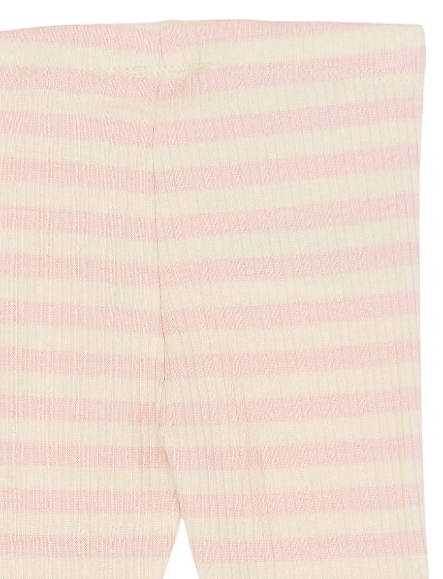The New - TNSBFro Rib Leggings - leggings - peach whip striped - 3