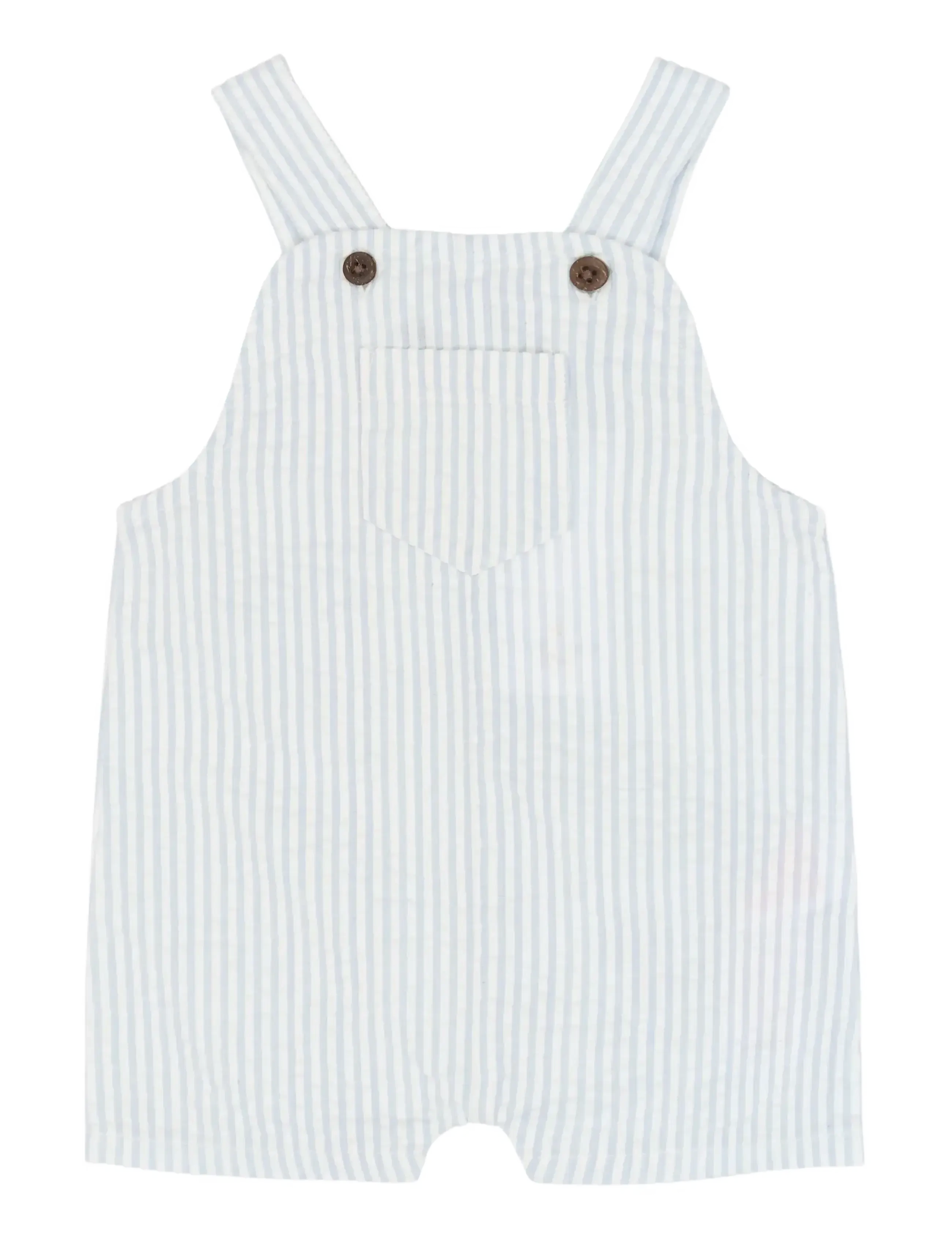 The New TNSBToby Dungarees - The New - HEATHER STRIPED / blue