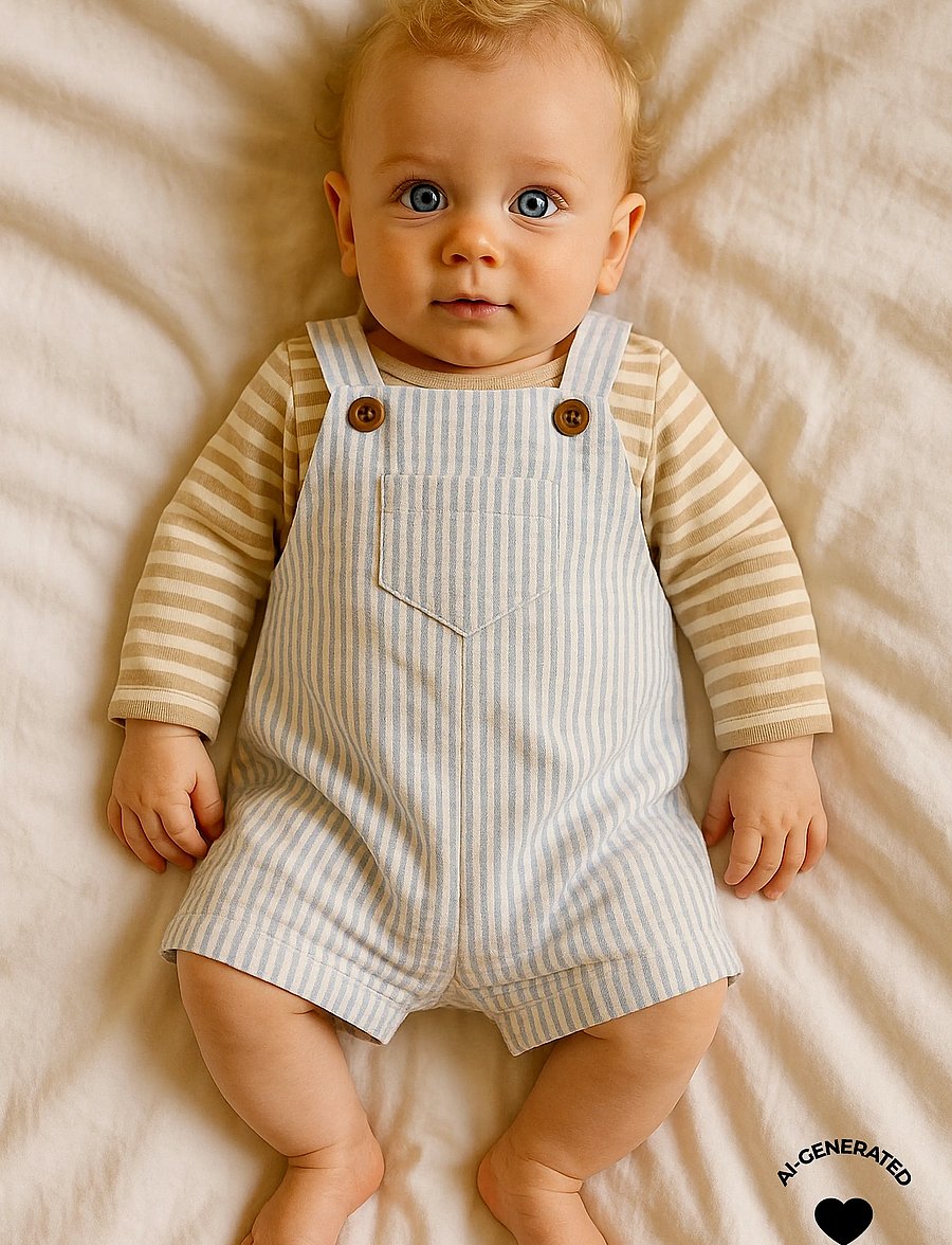 The New - TNSBToby Dungarees - salopettes - heather striped - 0