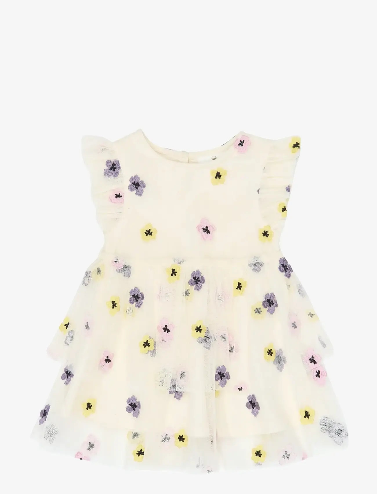 The New - TNSBSvelda S_L Dress - sleeveless baby dresses - gardenia emb - 0