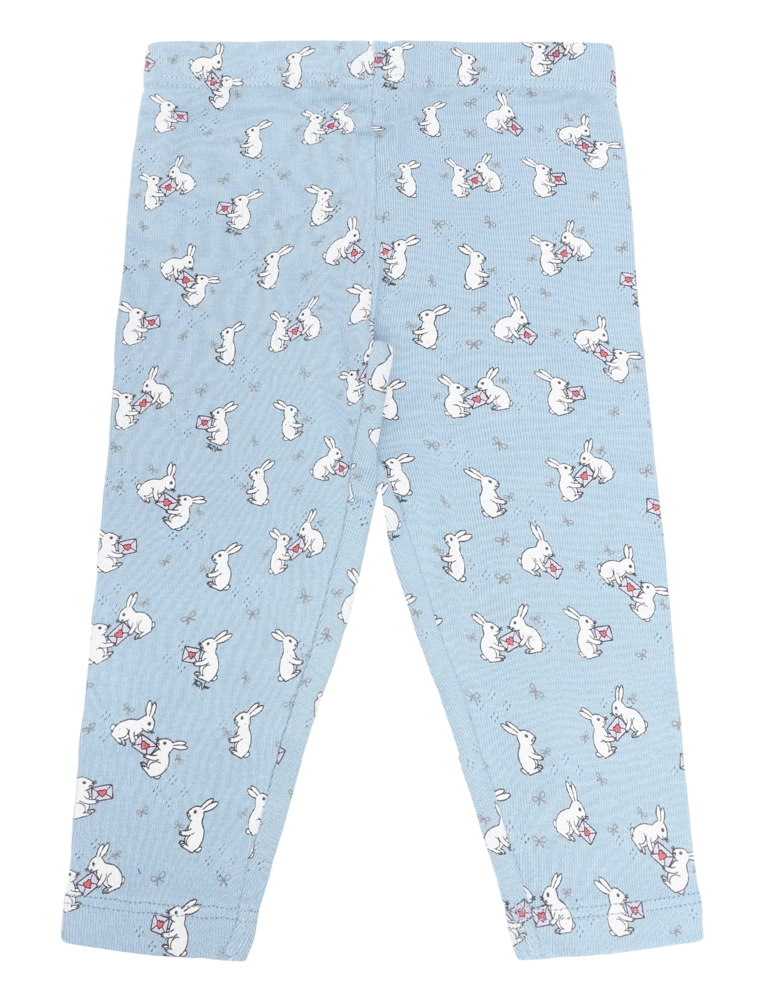 The New - TNSBVita Pointelle Leggings - ashley blue aop - 1
