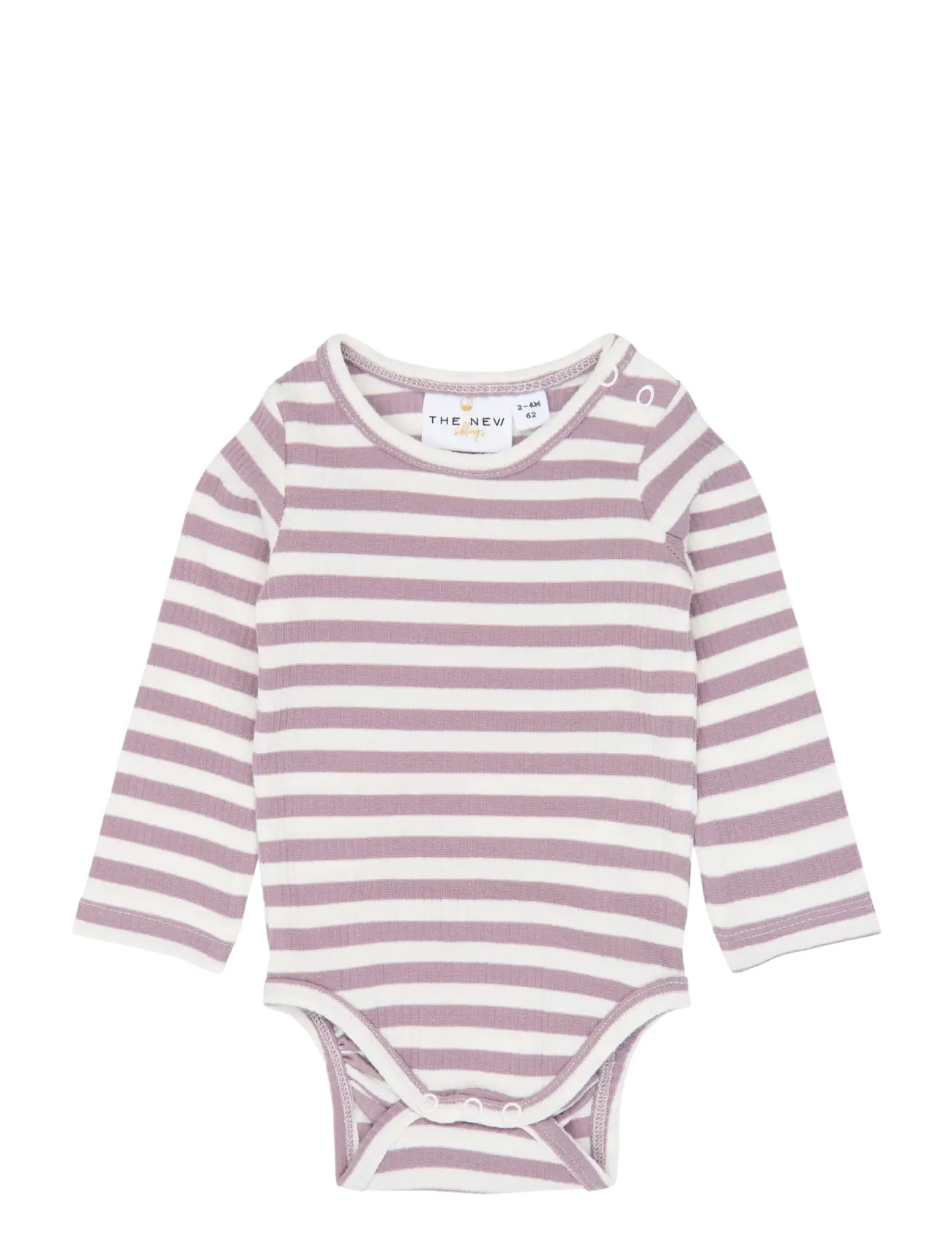 The New Tnsbfro L_S Rib Body, 80, Purple, Bodys > Langærmede, Børn