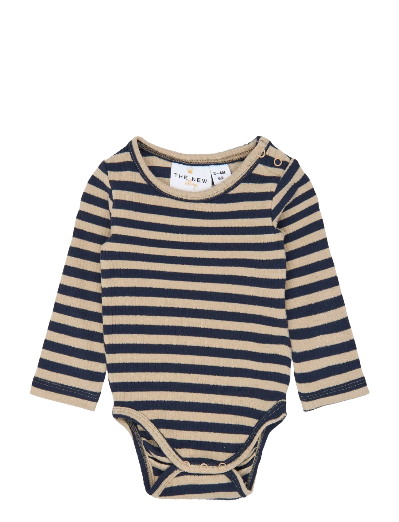 The New Tnsbfro L_S Rib Body, 92, Navy, Bodys > Langærmede, Børn