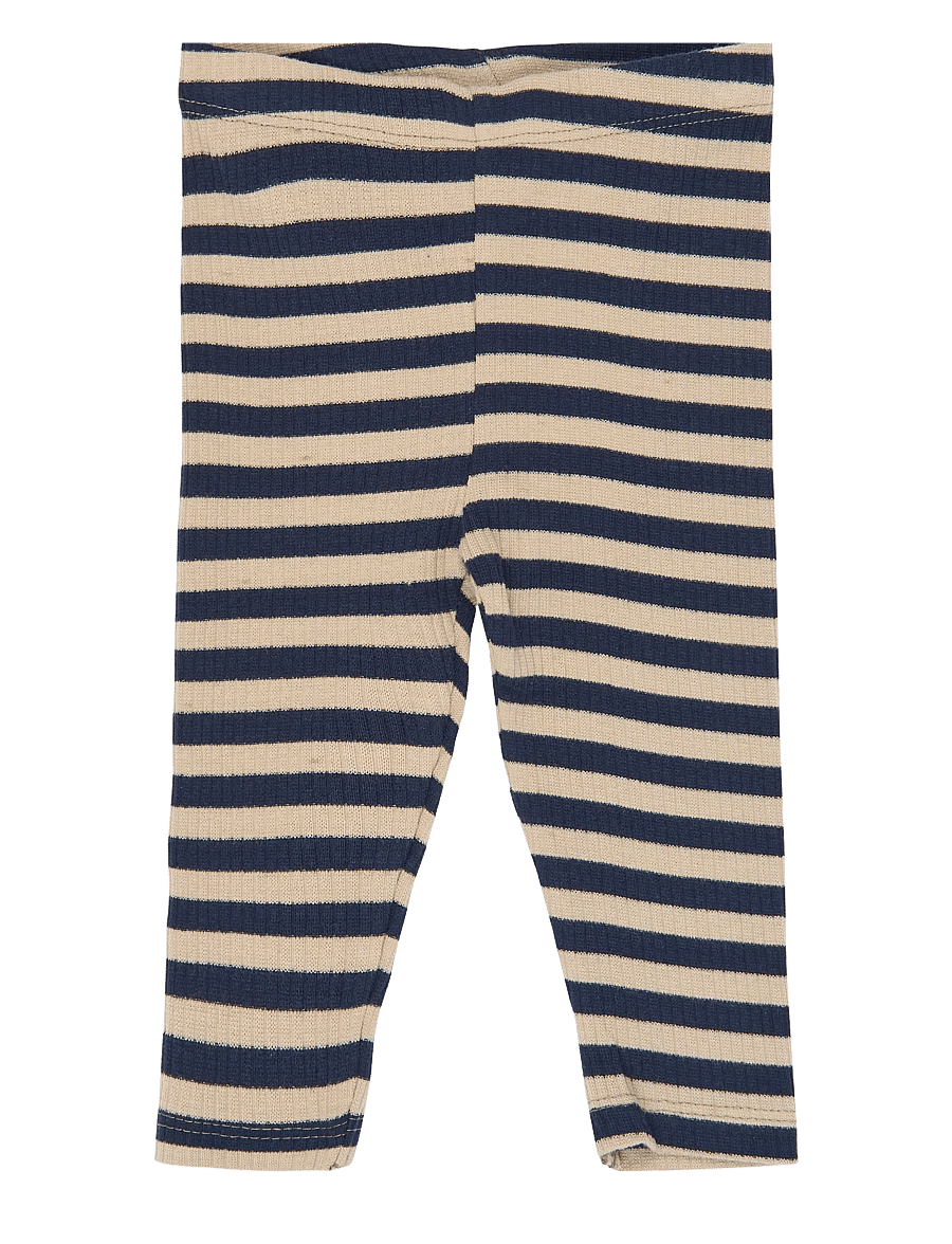 The New - TNSBFro Rib Leggings - langärmelige bodys - navy blazer striped - 1