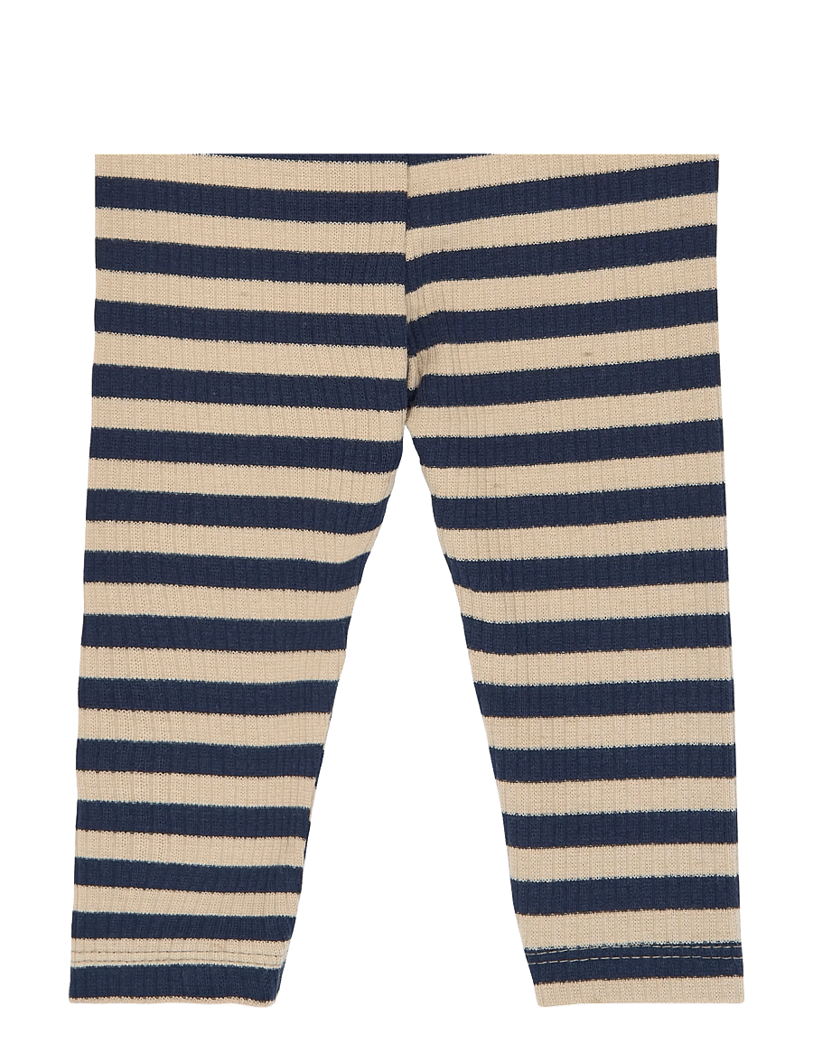 The New - TNSBFro Rib Leggings - langärmelige bodys - navy blazer striped - 2