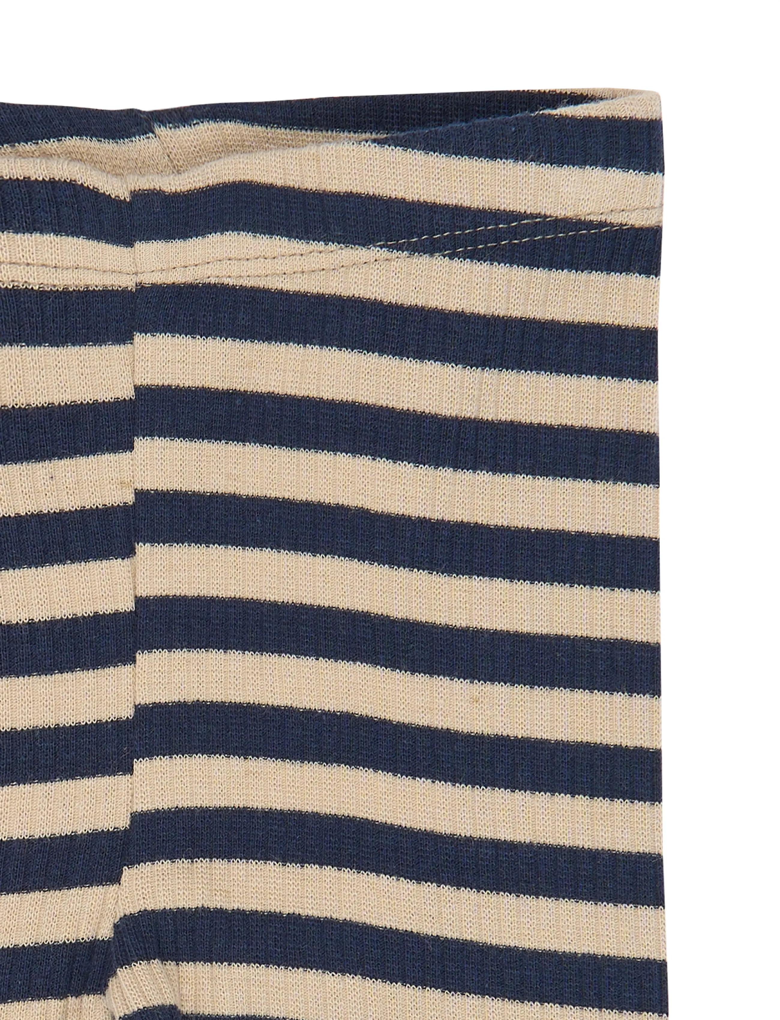 The New - TNSBFro Rib Leggings - langärmelige bodys - navy blazer striped - 3