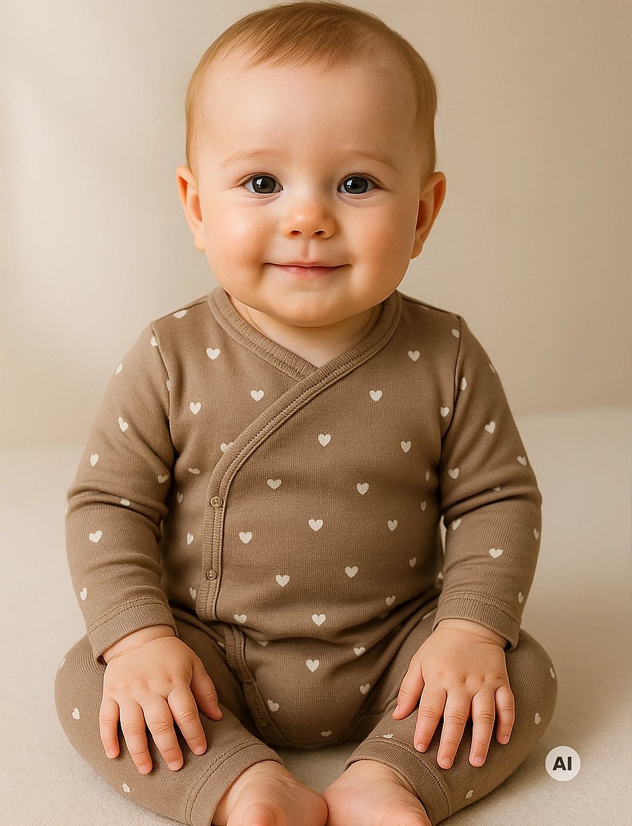 The New - TNSBNova L_S Wrap Jumpsuit - jumpsuits - taupe gray aop tn - 0