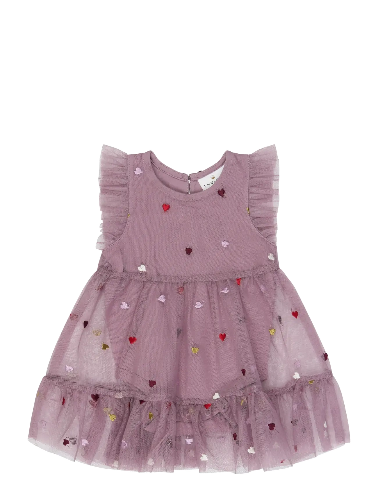 The New TNSBVadia S_L Mesh Bodydress - The New - ELDERBERRY EMB TN / purple