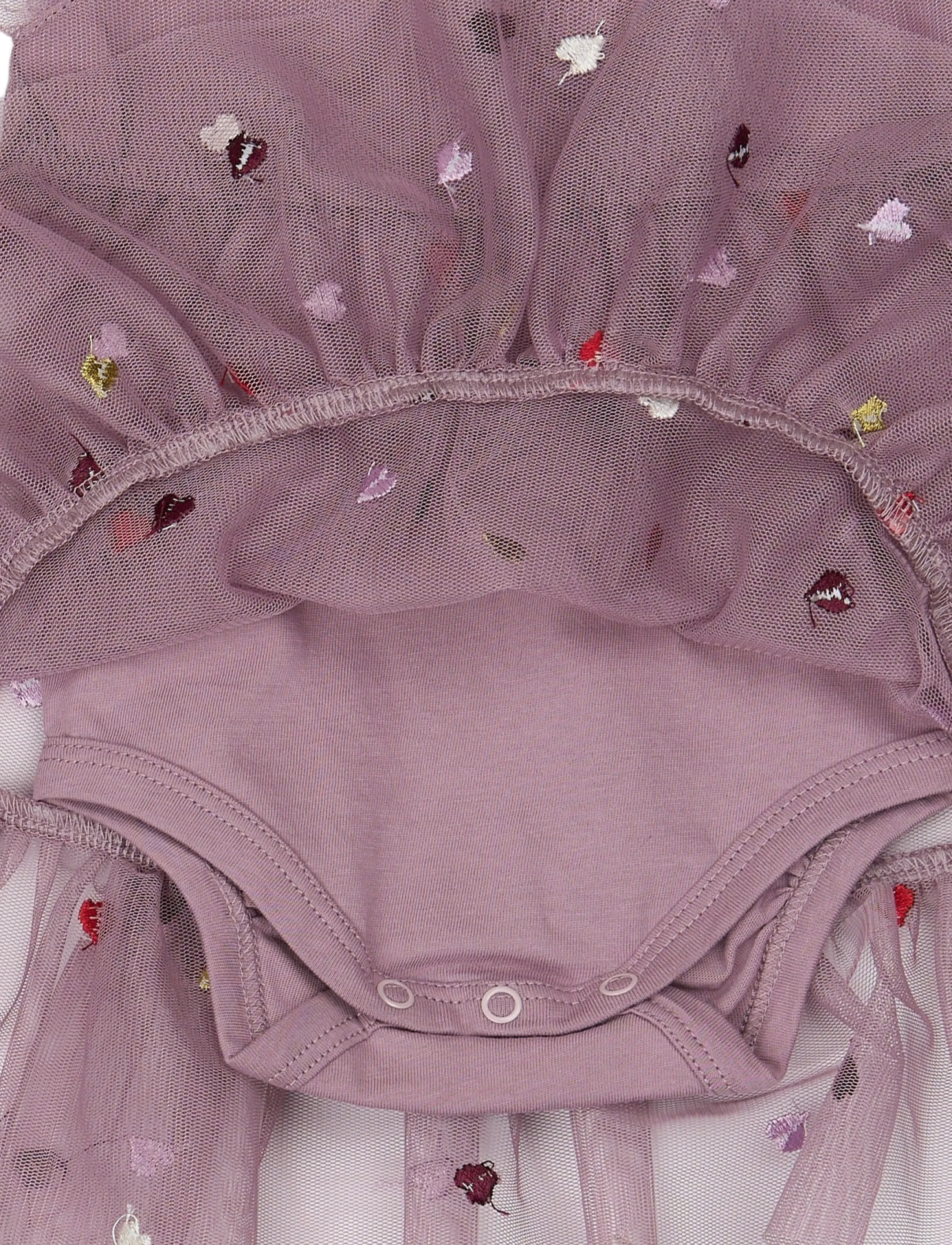 The New - TNSBVadia S_L Mesh Bodydress - kurzärmelige bodys - elderberry emb tn - 2