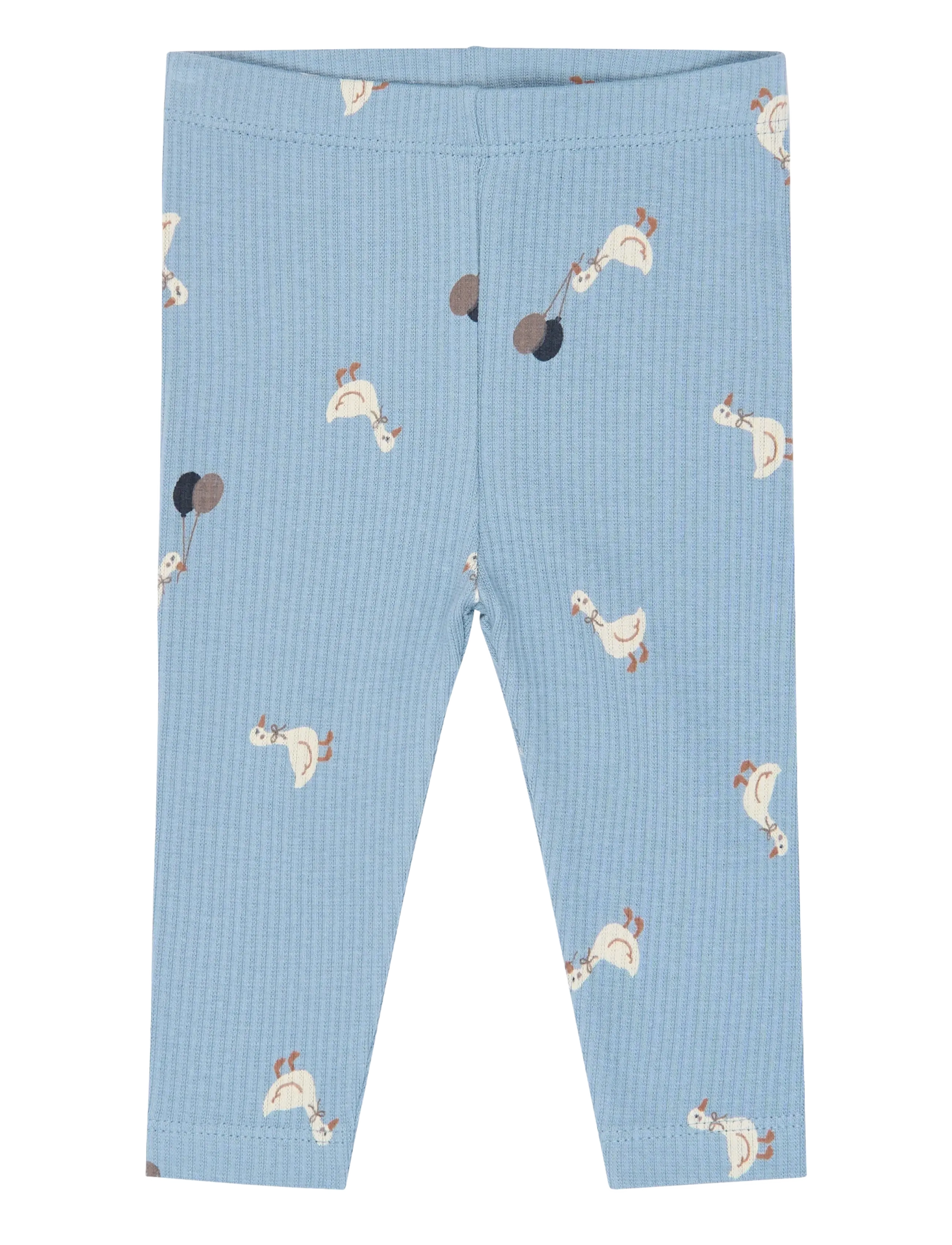 The New - TNSBVito Rib Leggings - leggings - ashley blue aop - 1