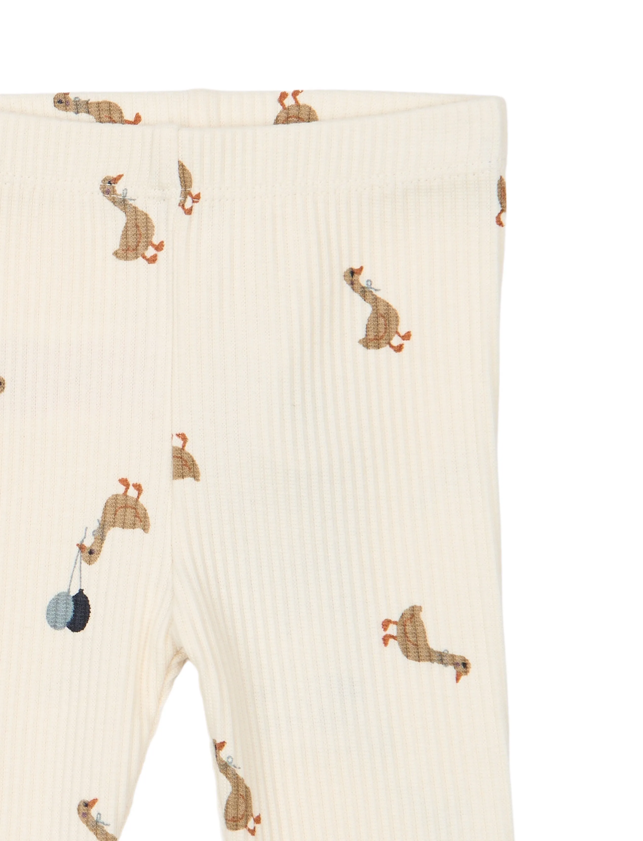 The New - TNSBVito Rib Leggings - leggings - gardenia aop - 2