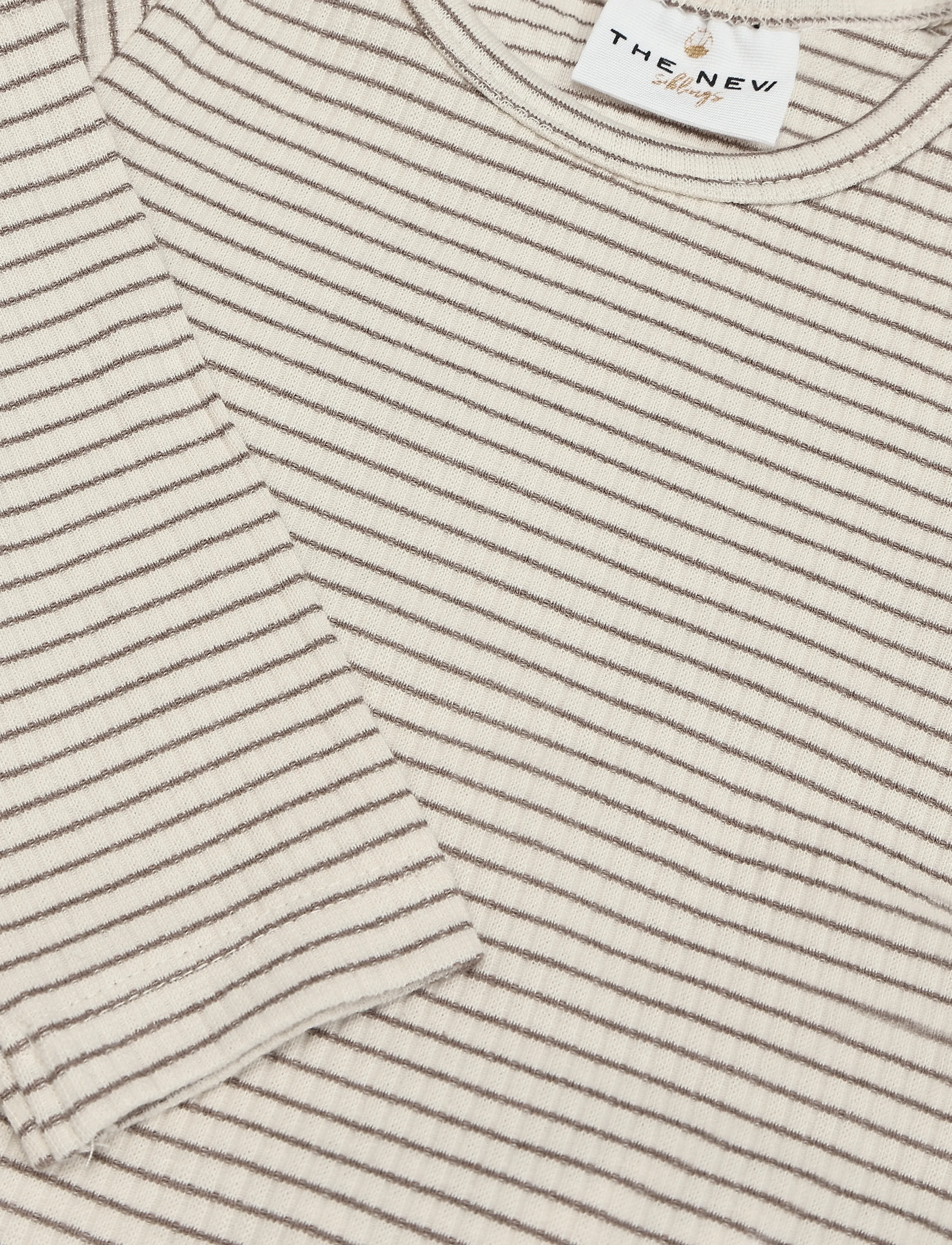 The New - TNSBVitus L_S Rib Body - langärmelige bodys - taupe gray striped tn - 2