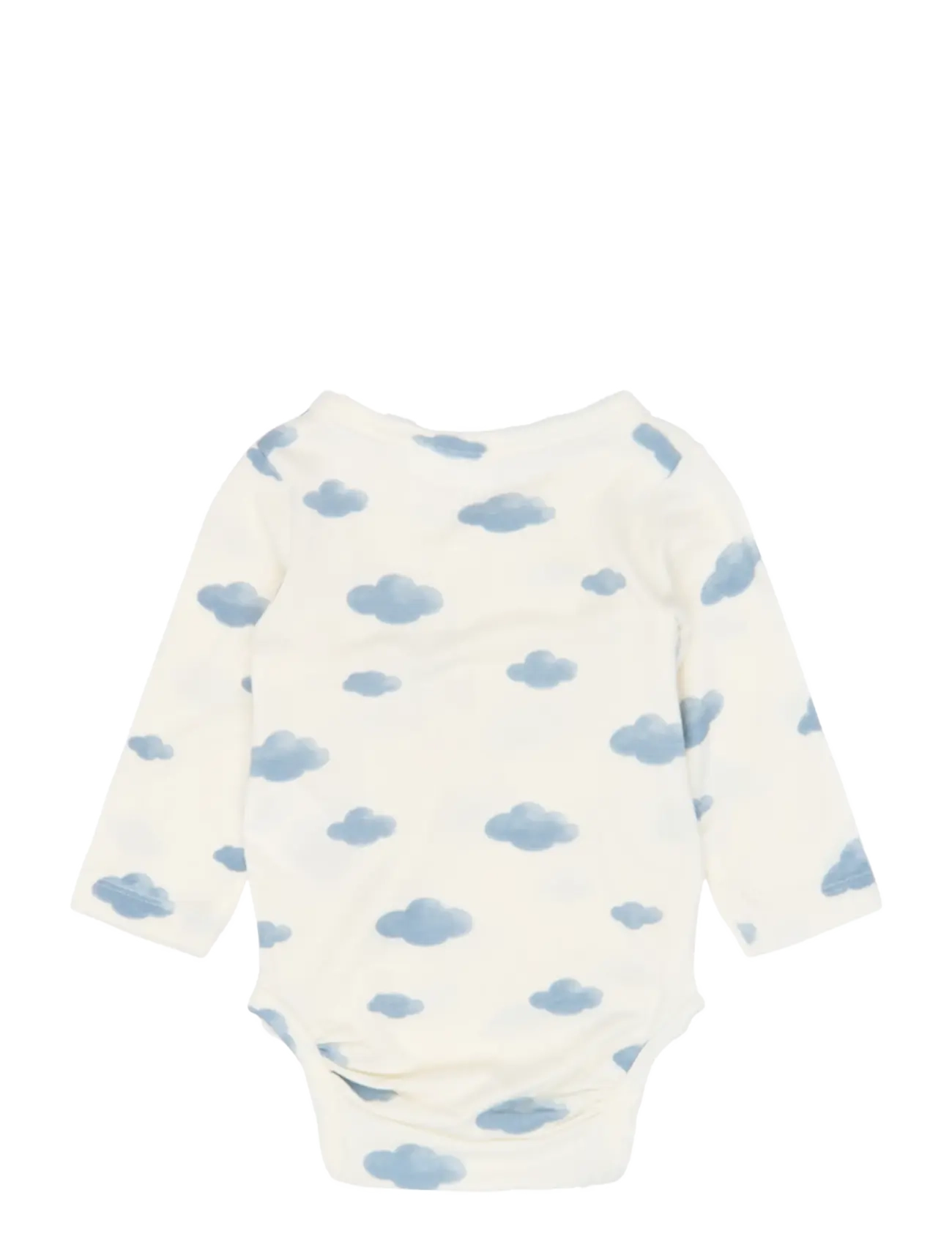 The New - TNSBVireo L_S Modal Wrap Body - langärmelige bodys - gardenia aop - 2