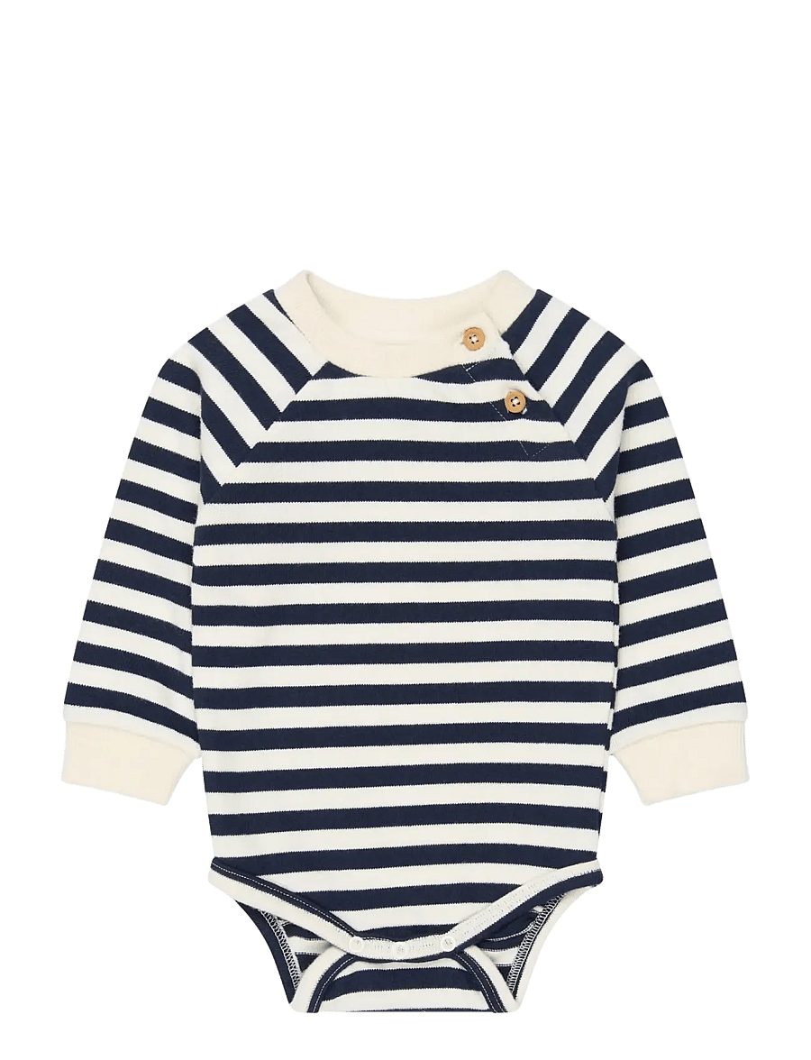 The New - TNSBVolker L_S Body - langærmede bodyer - navy blazer striped - 0