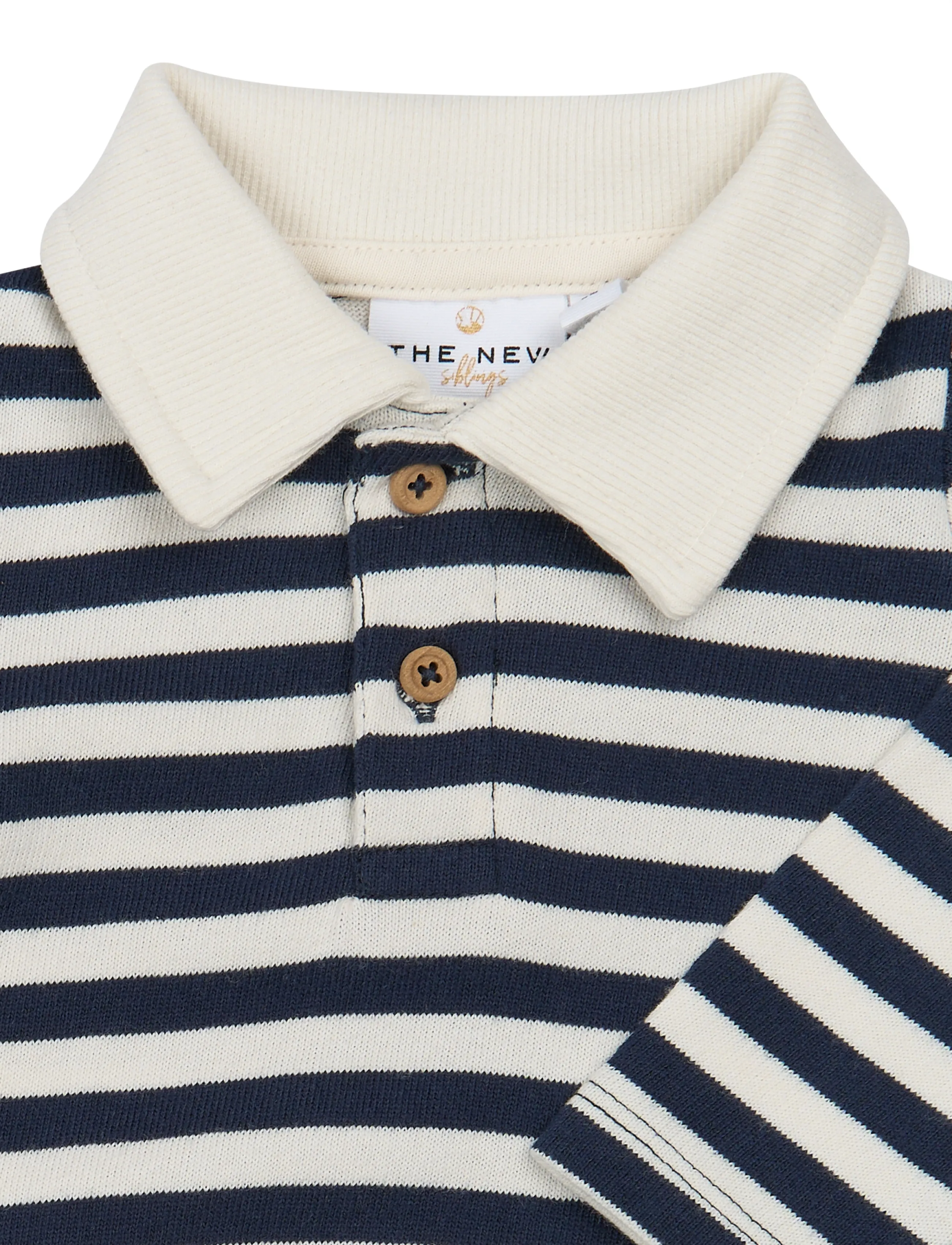 The New - TNSBVolker L_S Polo Jumpsuit - jumpsuits - navy blazer striped - 3