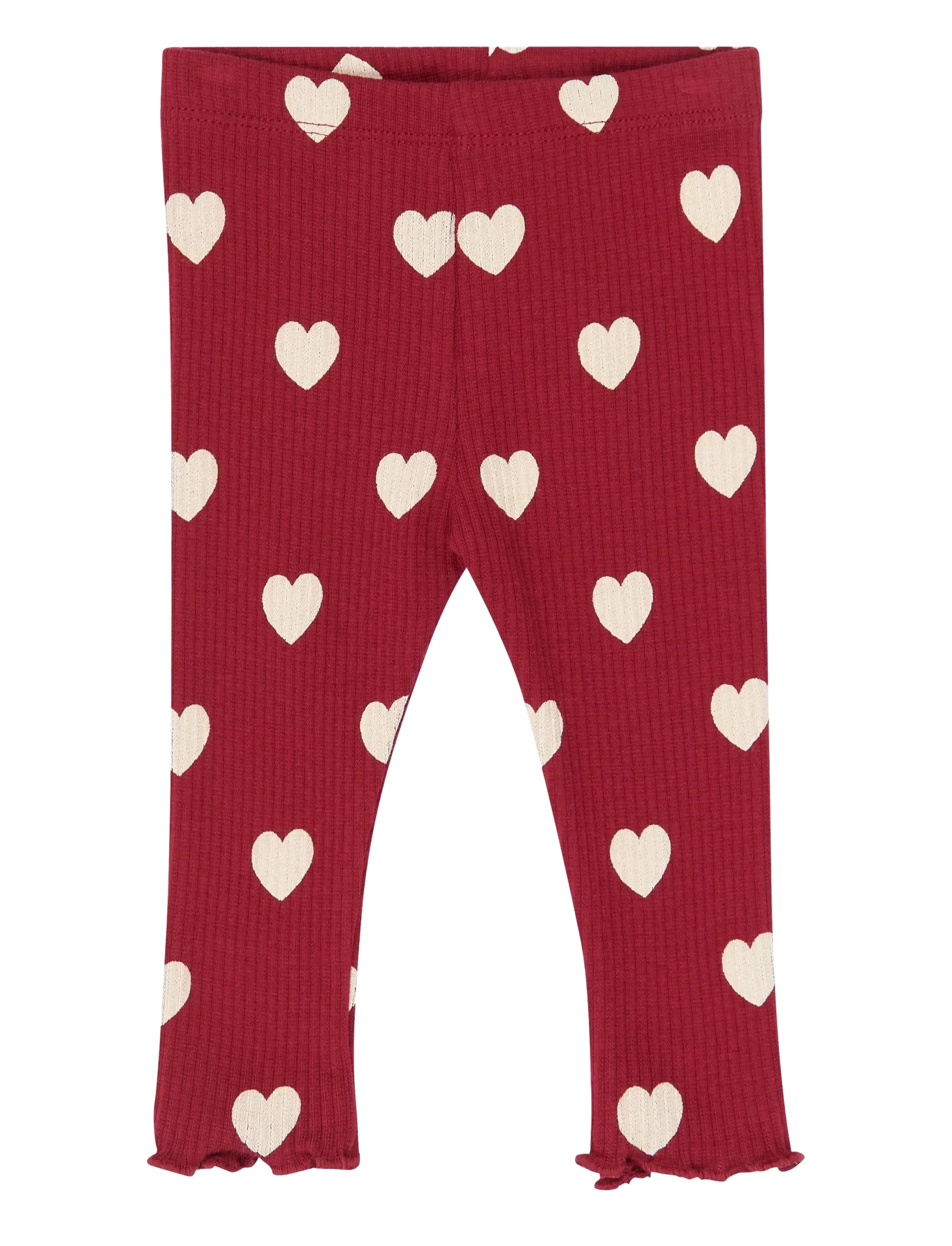 The New TNSBHoliday Red Heart Rib Leggings - Shop by size - RIO RED AOP TN / red