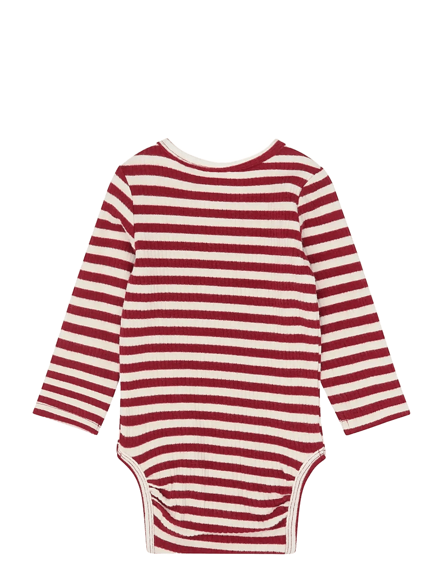 The New - TNSBFro L_S Rib Body - langärmelige bodys - rio red striped tn - 1