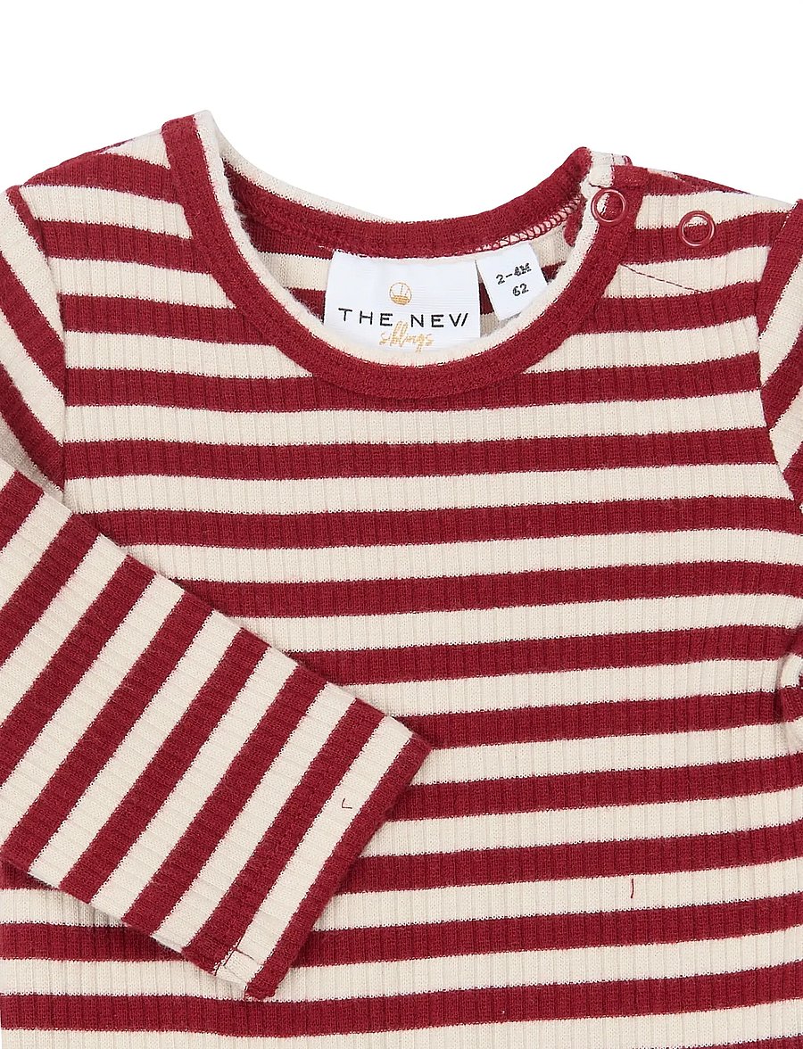 The New - TNSBFro L_S Rib Body - langärmelige bodys - rio red striped tn - 2