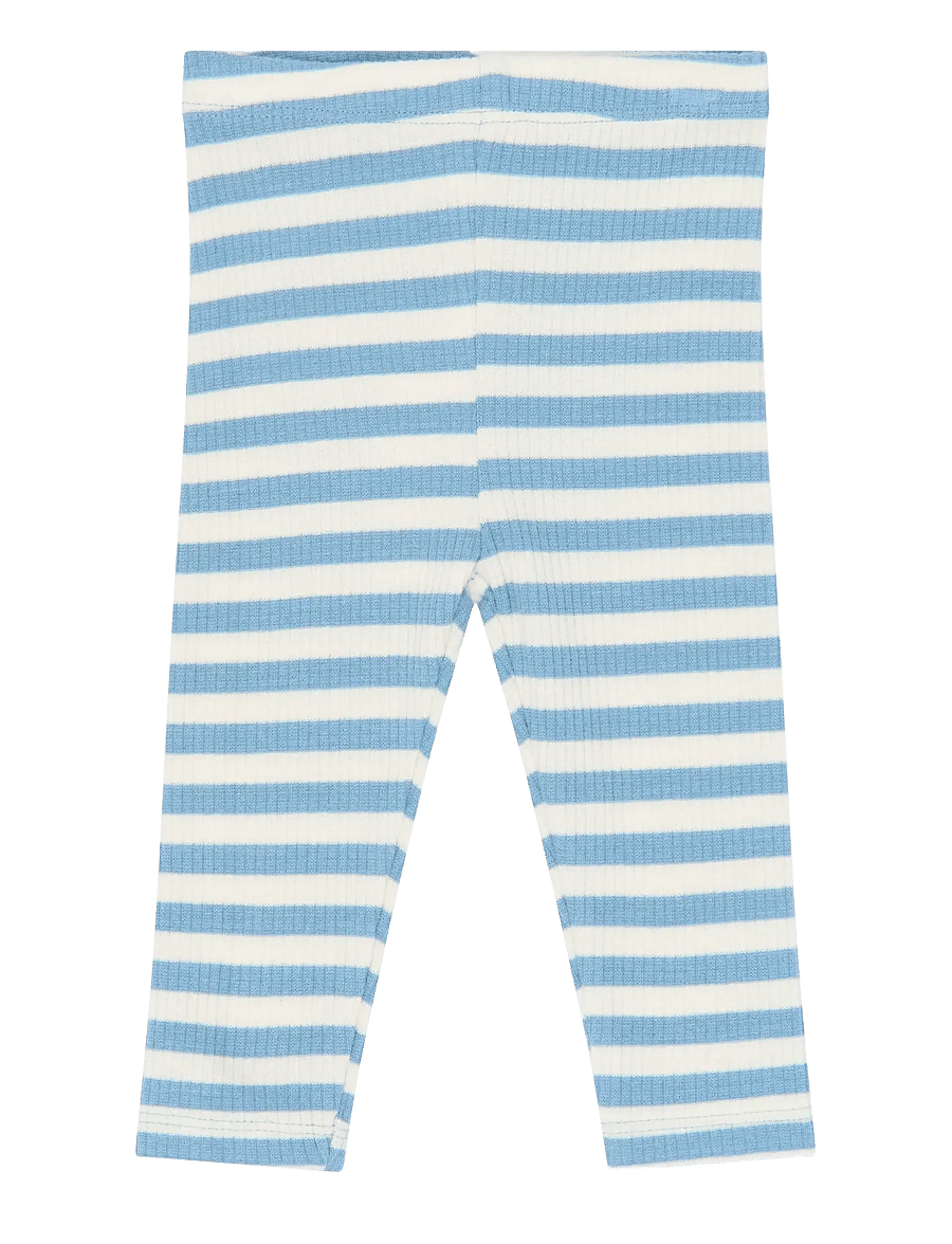 The New - TNSBFro Rib Leggings - retuusid - ashley blue striped - 1