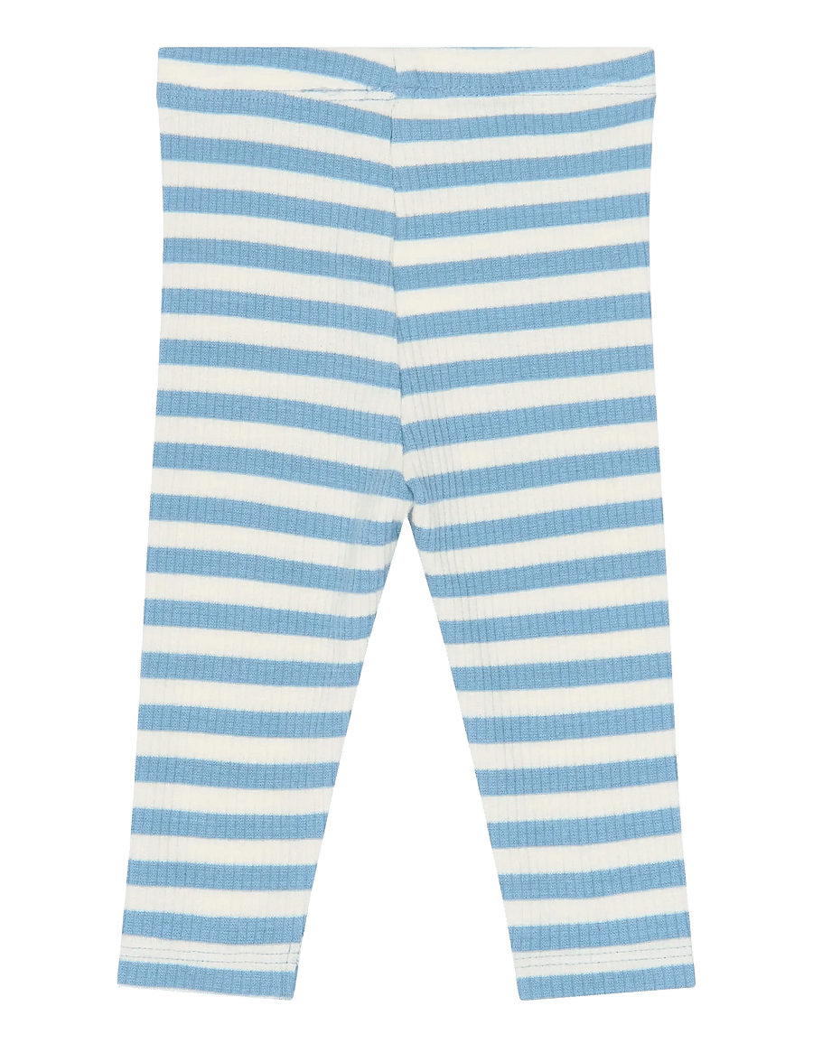 The New - TNSBFro Rib Leggings - retuusid - ashley blue striped - 2