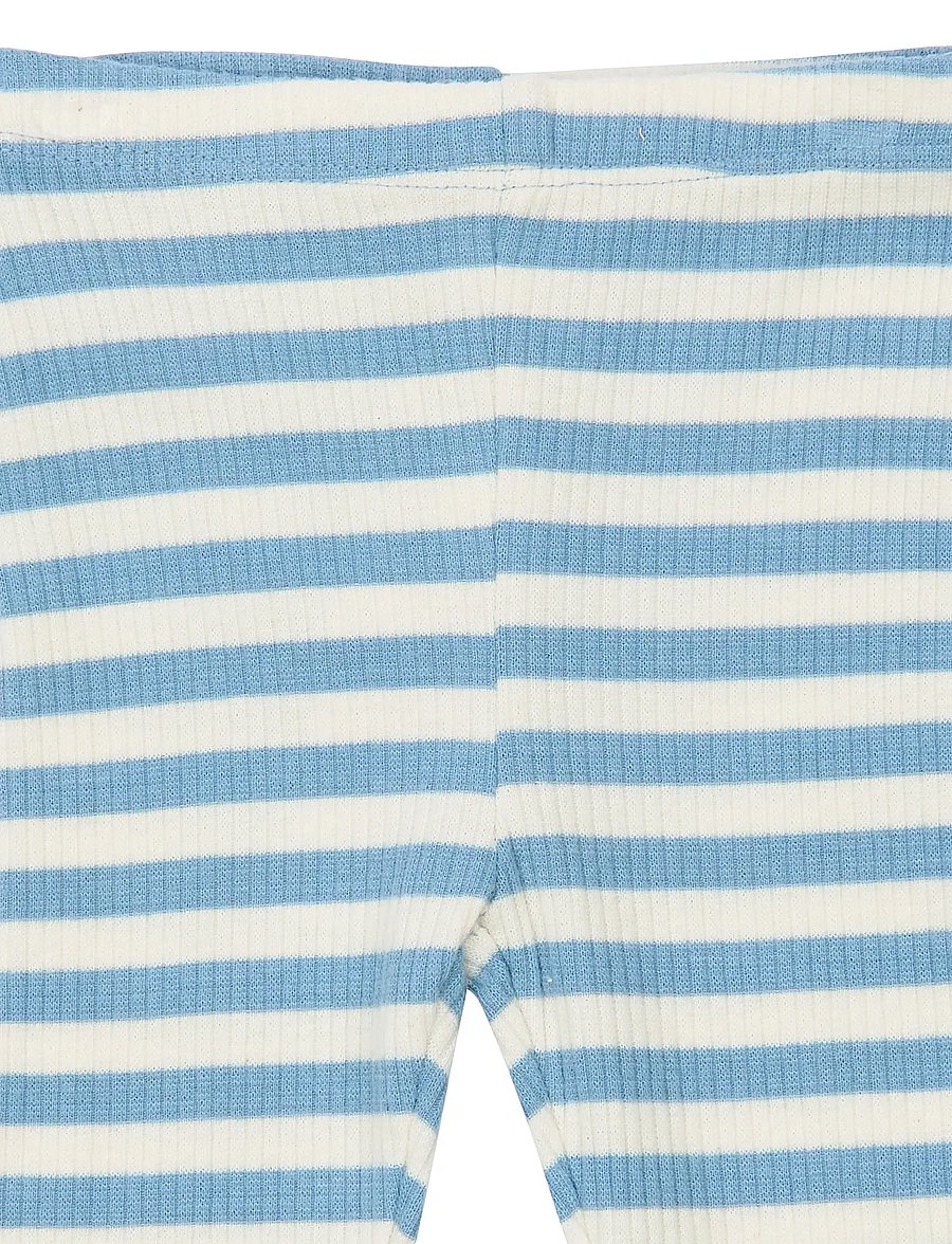 The New - TNSBFro Rib Leggings - retuusid - ashley blue striped - 3