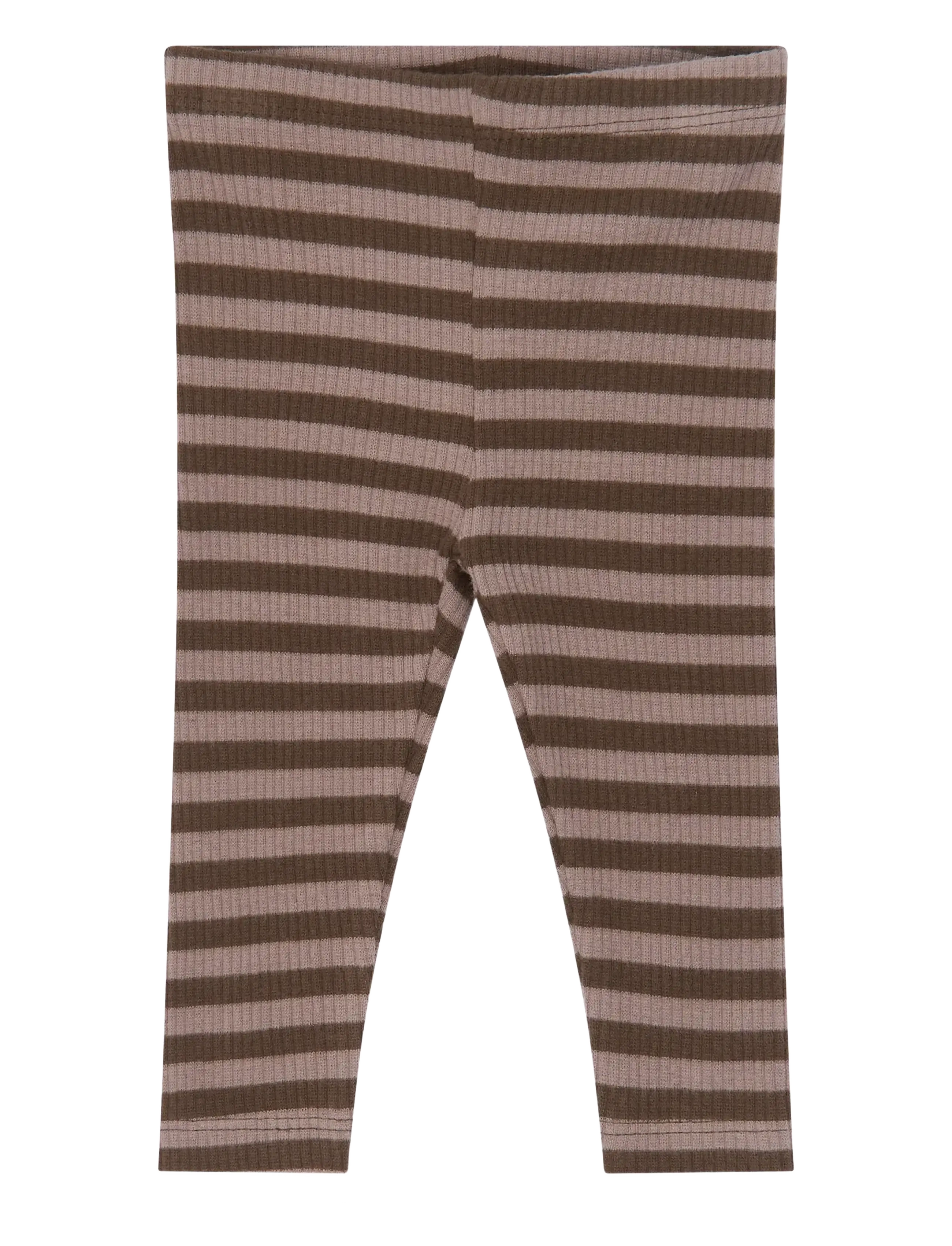 The New TNSBFro Rib Leggings - Shop by size - CHESTNUT STRIPED / brown