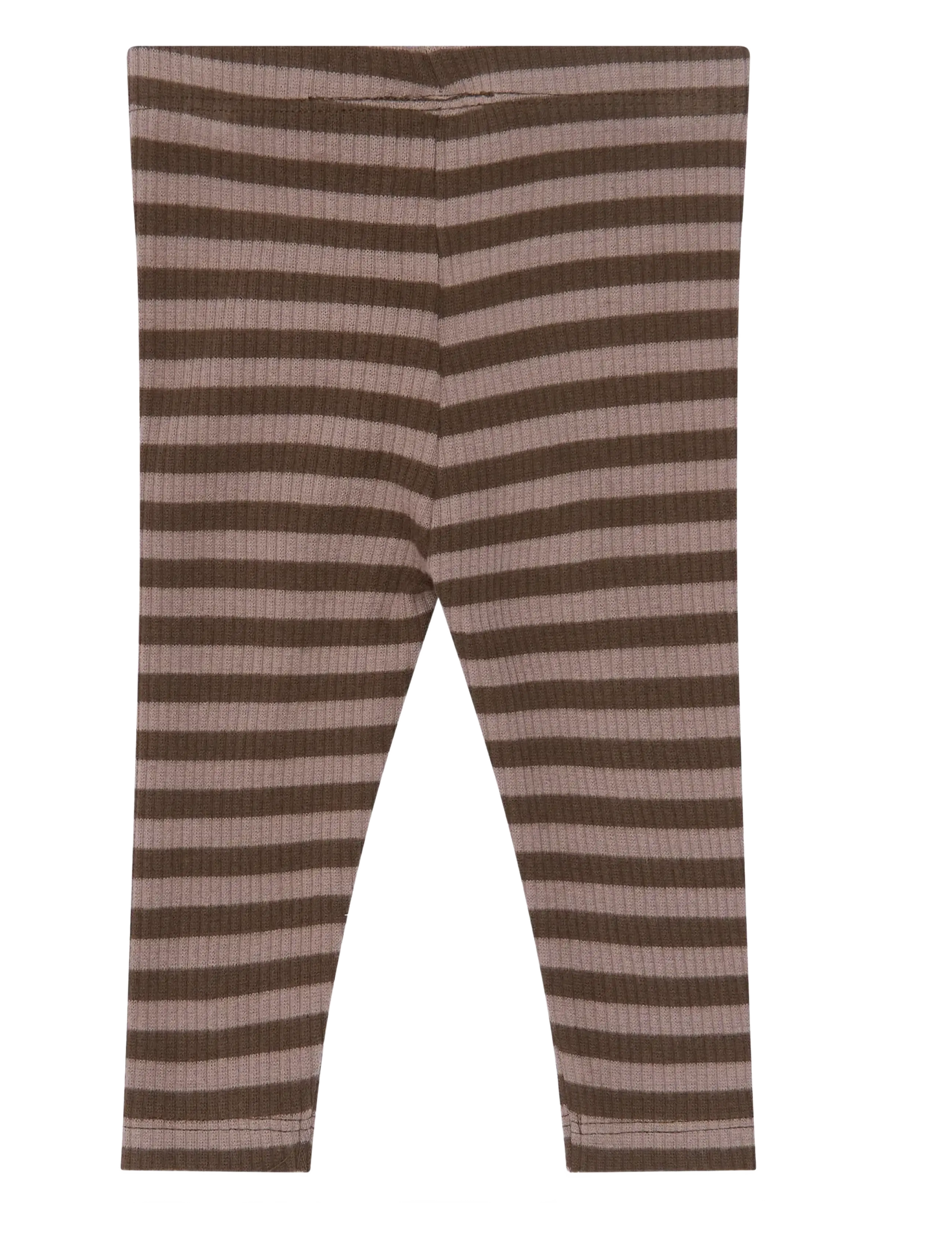The New - TNSBFro Rib Leggings - leggings - chestnut striped - 2