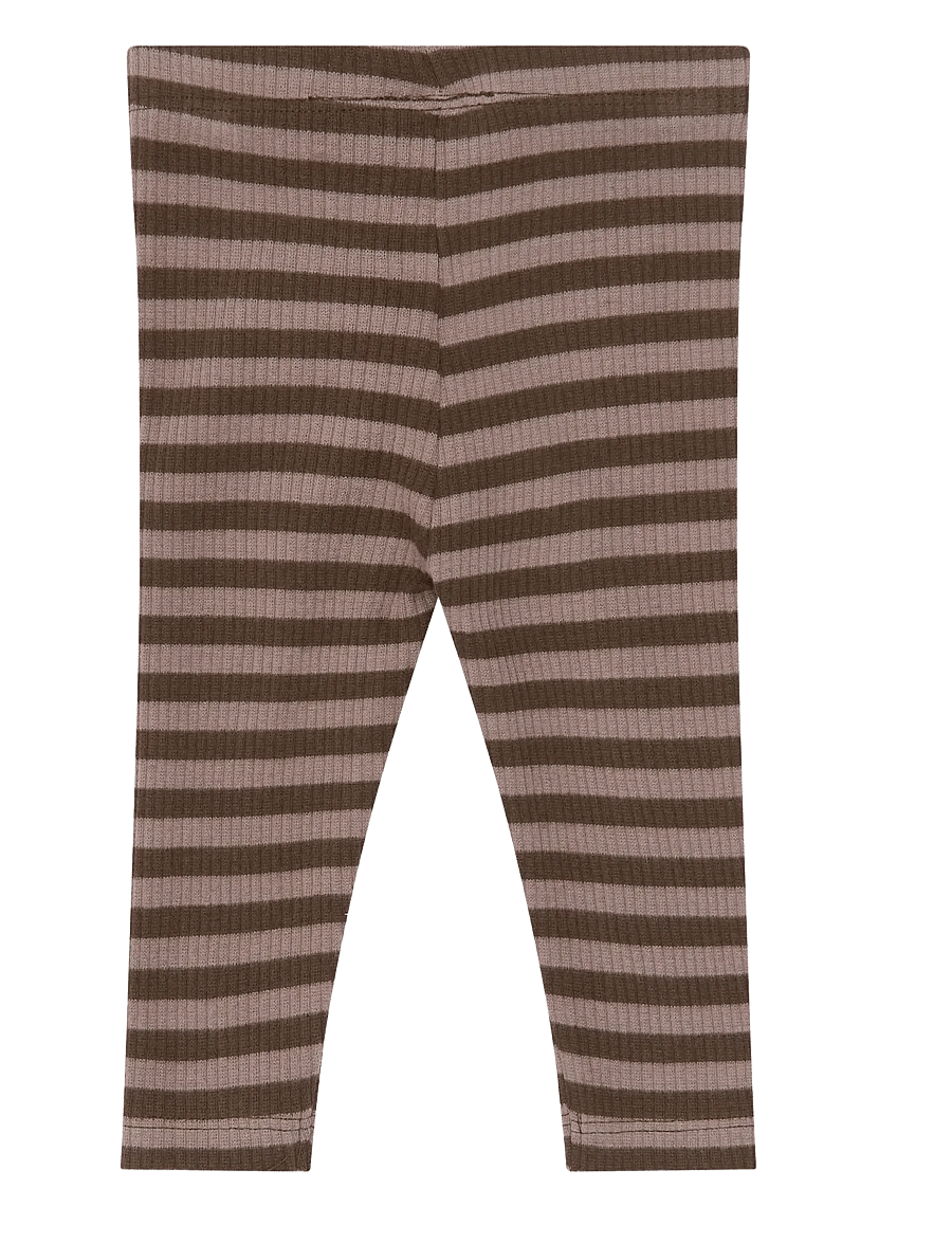 The New - TNSBFro Rib Leggings - leggings - chestnut striped - 2