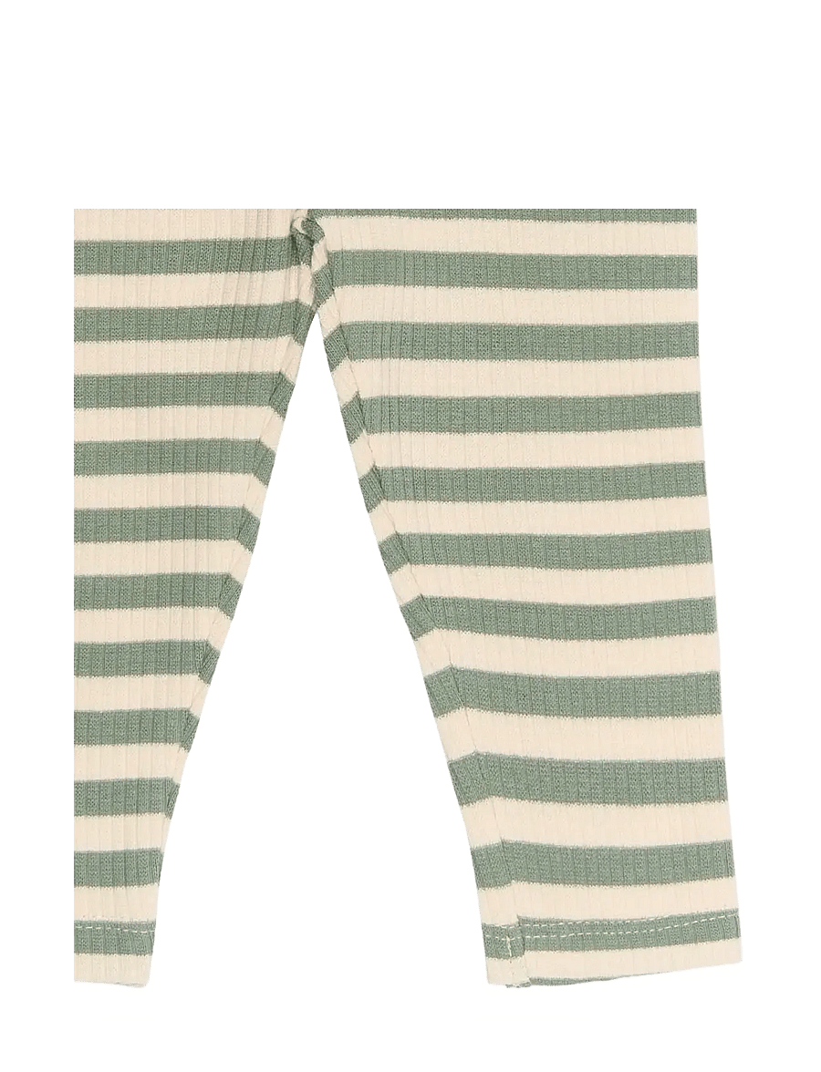 The New - TNSBFro Rib Leggings - retuusid - lily pad striped - 0