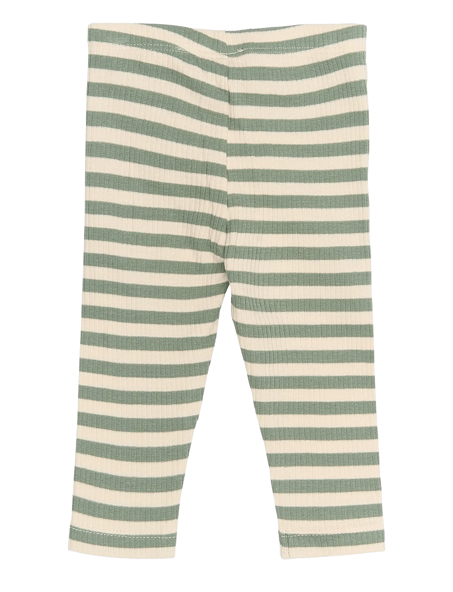 The New - TNSBFro Rib Leggings - retuusid - lily pad striped - 1