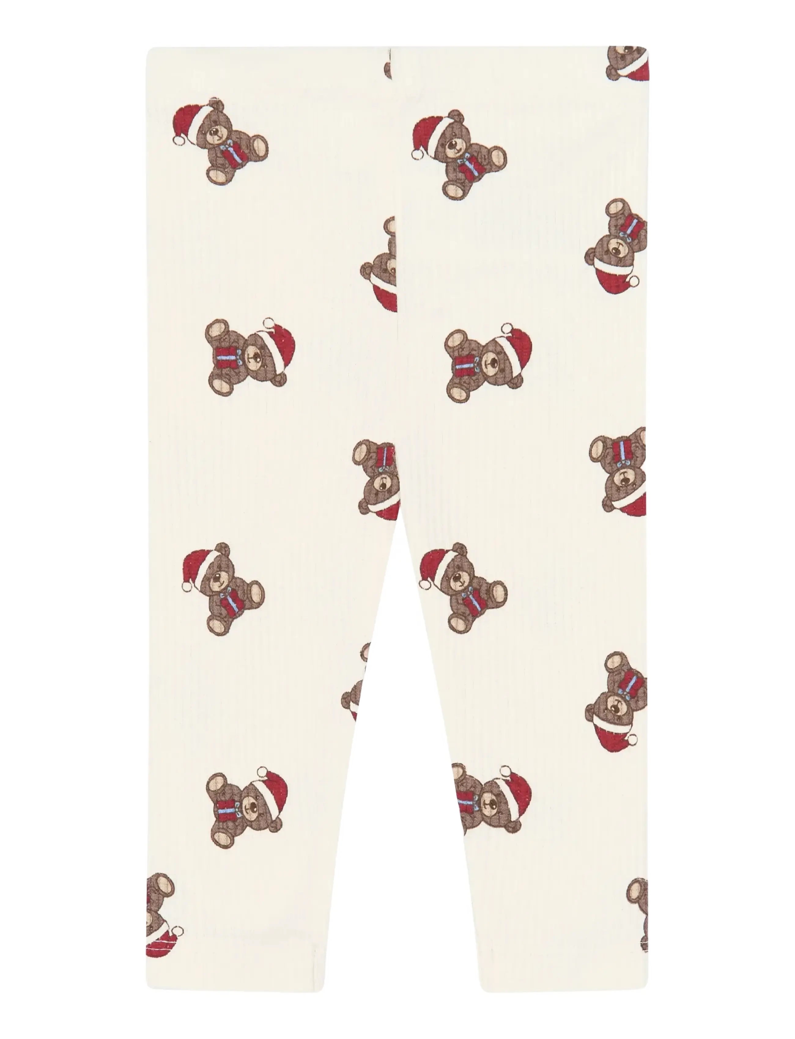 The New - TNSBHoliday Teddy Rib Leggings - leggings - gardenia aop - 2