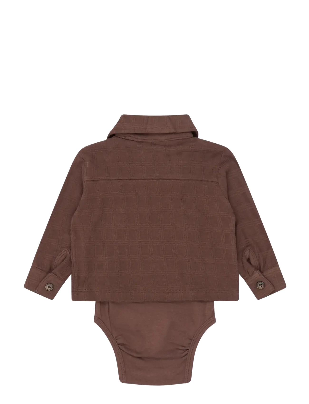 The New - TNSBYoello L_S Structured Body Shir - långärmade bodies - chestnut - 1
