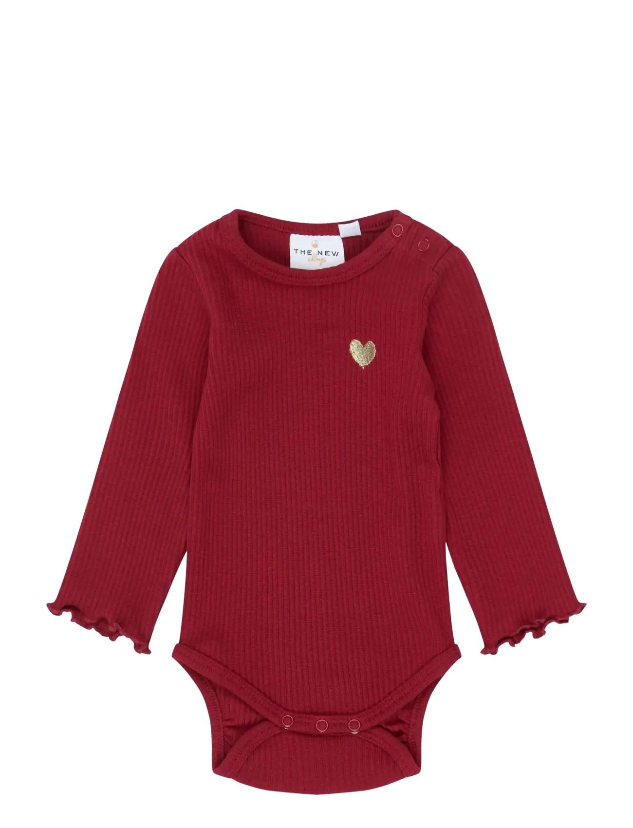 The New TNSBYanni L_S Rib Body - Långärmade bodies - RIO RED TN / red
