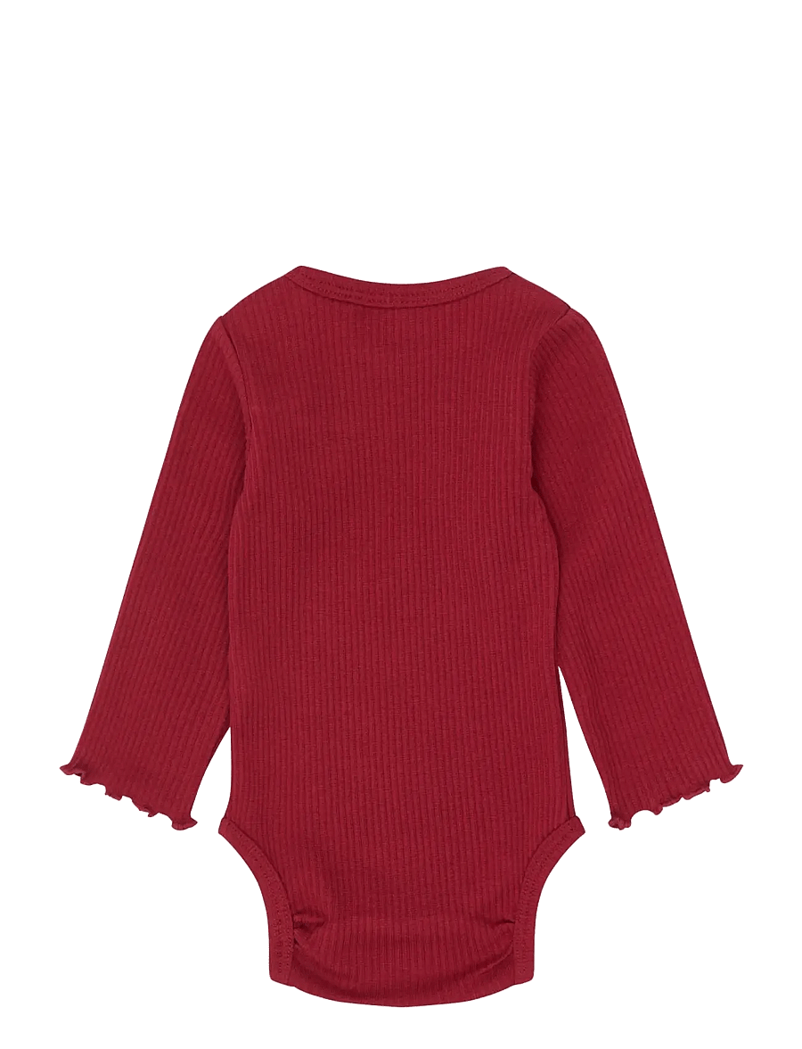 The New - TNSBYanni L_S Rib Body - långärmade bodies - rio red tn - 1