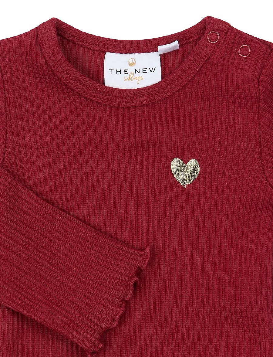 The New - TNSBYanni L_S Rib Body - långärmade bodies - rio red tn - 2