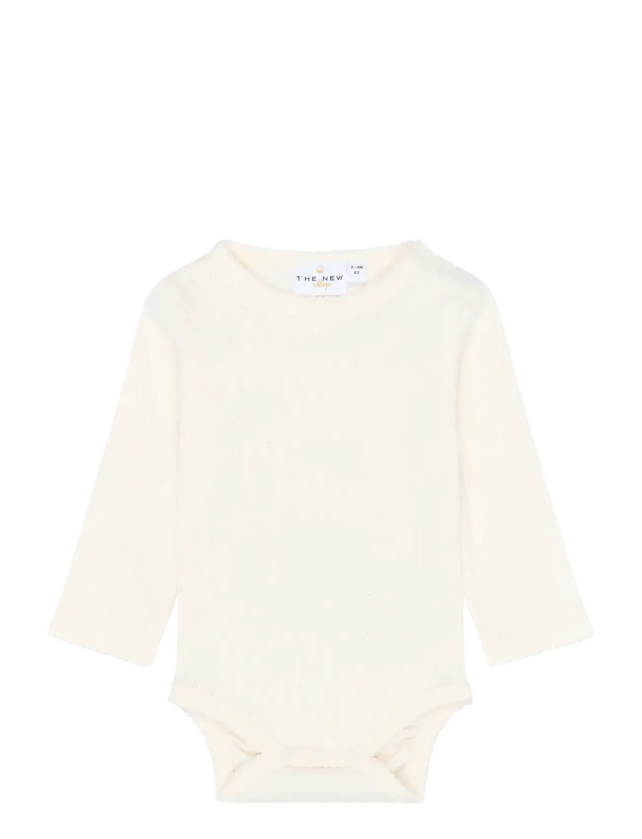 The New TNSBYsabelle L_S Pointelle Body - Långärmade bodies - GARDENIA / cream