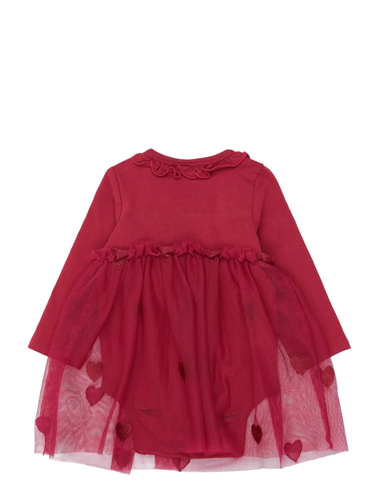 The New - TNSBYnalla L_S Mesh Bodydress - långärmade bodies - rio red emb - 1