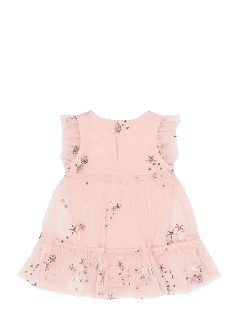 The New - TNSBTulla S_L Bodydress - Ærmeløse babykjoler - peach whip emb - 1