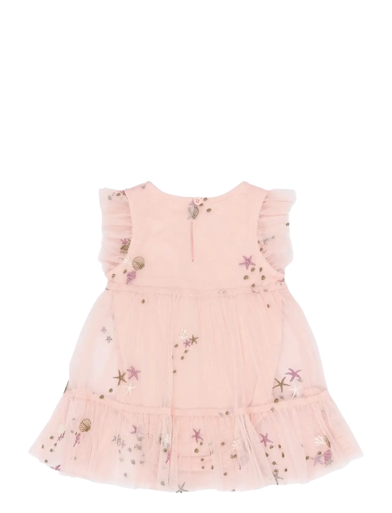 The New - TNSBTulla S_L Bodydress - ermalausir barnakjólar - peach whip emb - 1