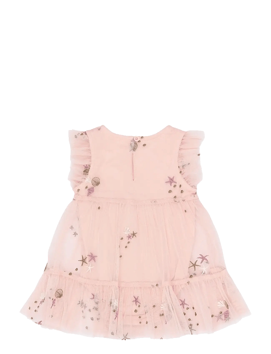 The New - TNSBTulla S_L Bodydress - ermalausir barnakjólar - peach whip emb - 1