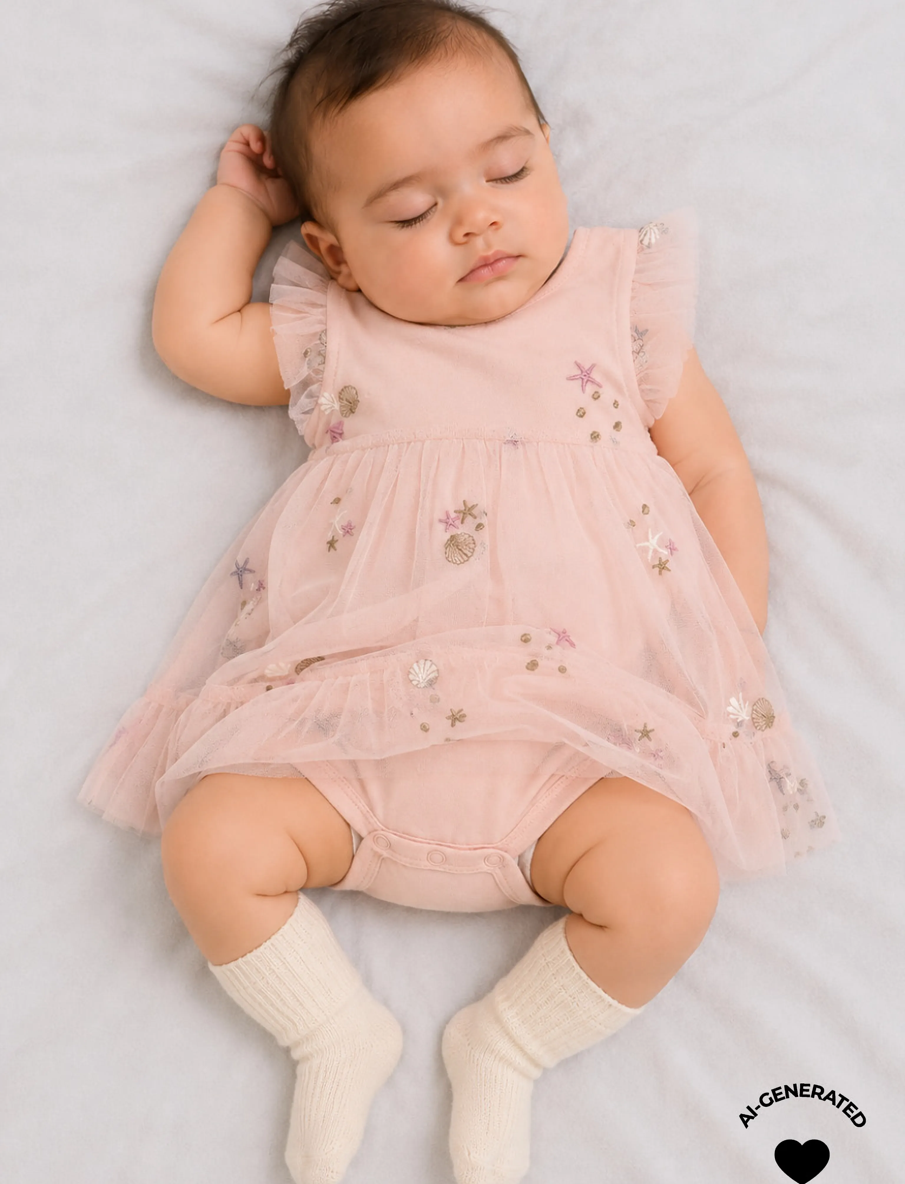 The New TNSBTulla S_L Bodydress - Ärmellose Babykleider - PEACH WHIP EMB / pink/rose