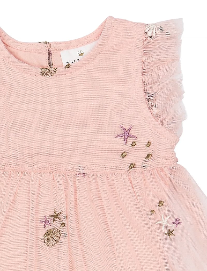 The New - TNSBTulla S_L Bodydress - Ærmeløse babykjoler - peach whip emb - 2