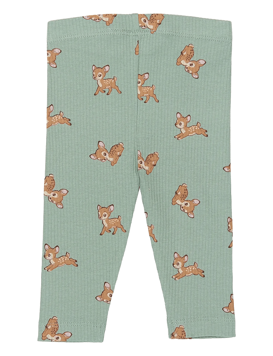 The New - TNSBYambu Rib Leggings - retuusid - lily pad aop - 1