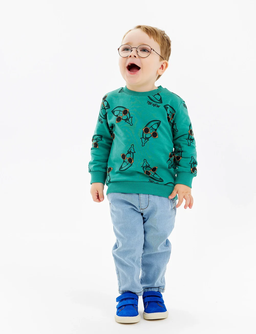 The New - TNSTNeo Sweatshirt - sweatshirts - bottle green aop - 0