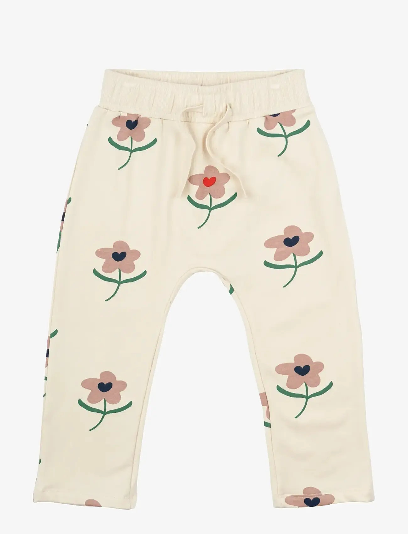 The New - TNSTNetty Sweatpants - mjukisbyxor - white swan aop - 0